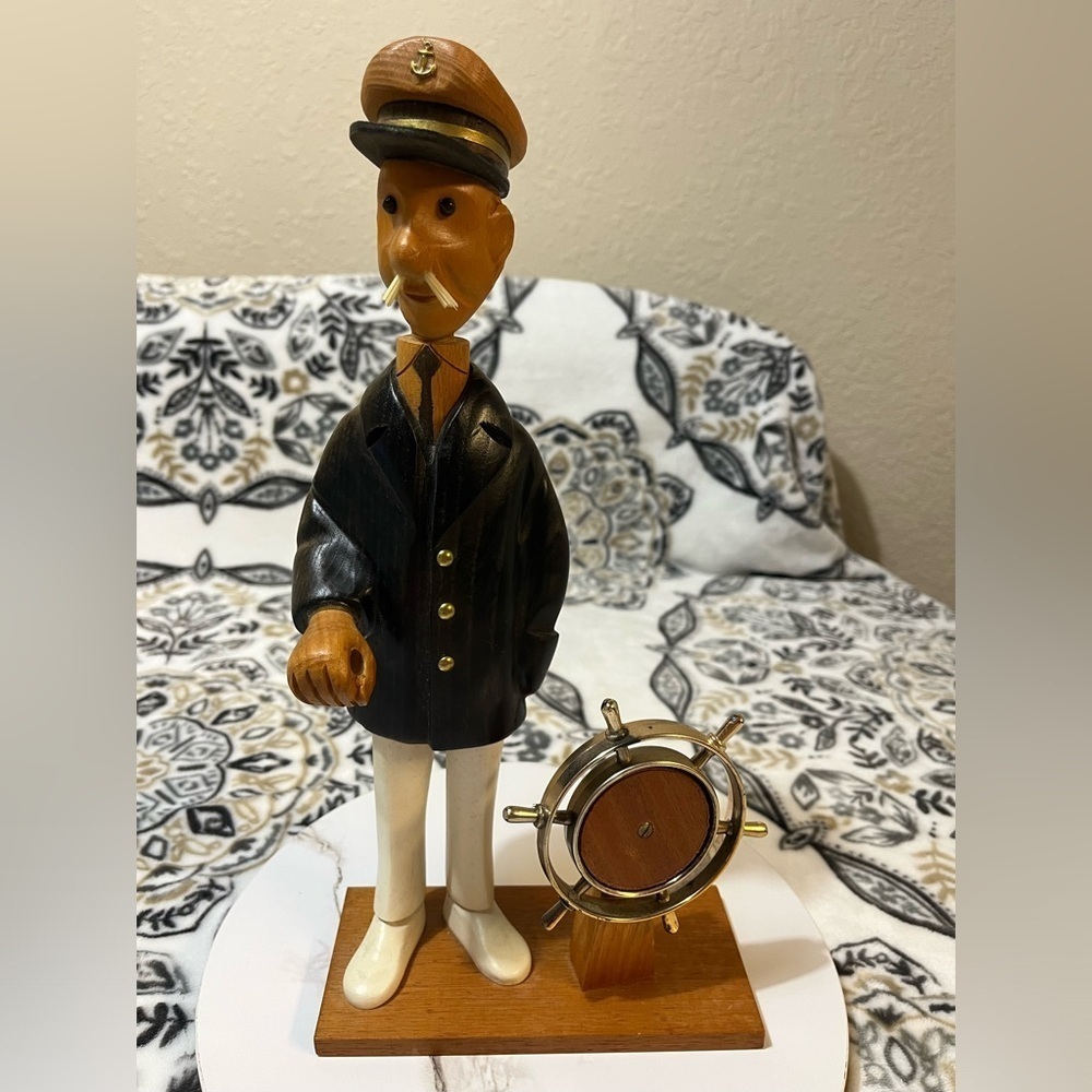 Romer Carved Italian Figure Boat Captain Sailor